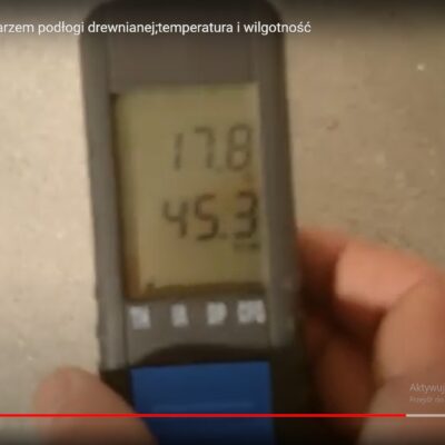 pomiar temperatury i wilgotności powietrza