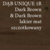 Art of nature DĄB UNIQUE 1R DARK BROWN&DARK BROWN lakier mat szczotkowany 4mV 5G-montaż gratis