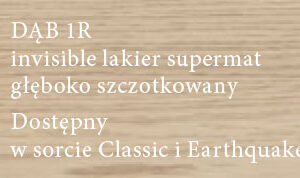 Stars DĄB EARTHQUAKE 1R invisible lakier supermat głęboko szczotkowany 4mV 5G -montaż gratis