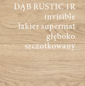 Art of nature DĄB RUSTIC 1R invisible lakier supermat głęboko szczotkowany 4mV 5G-montaż gratis